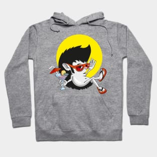 hedgehog on the beach Hoodie